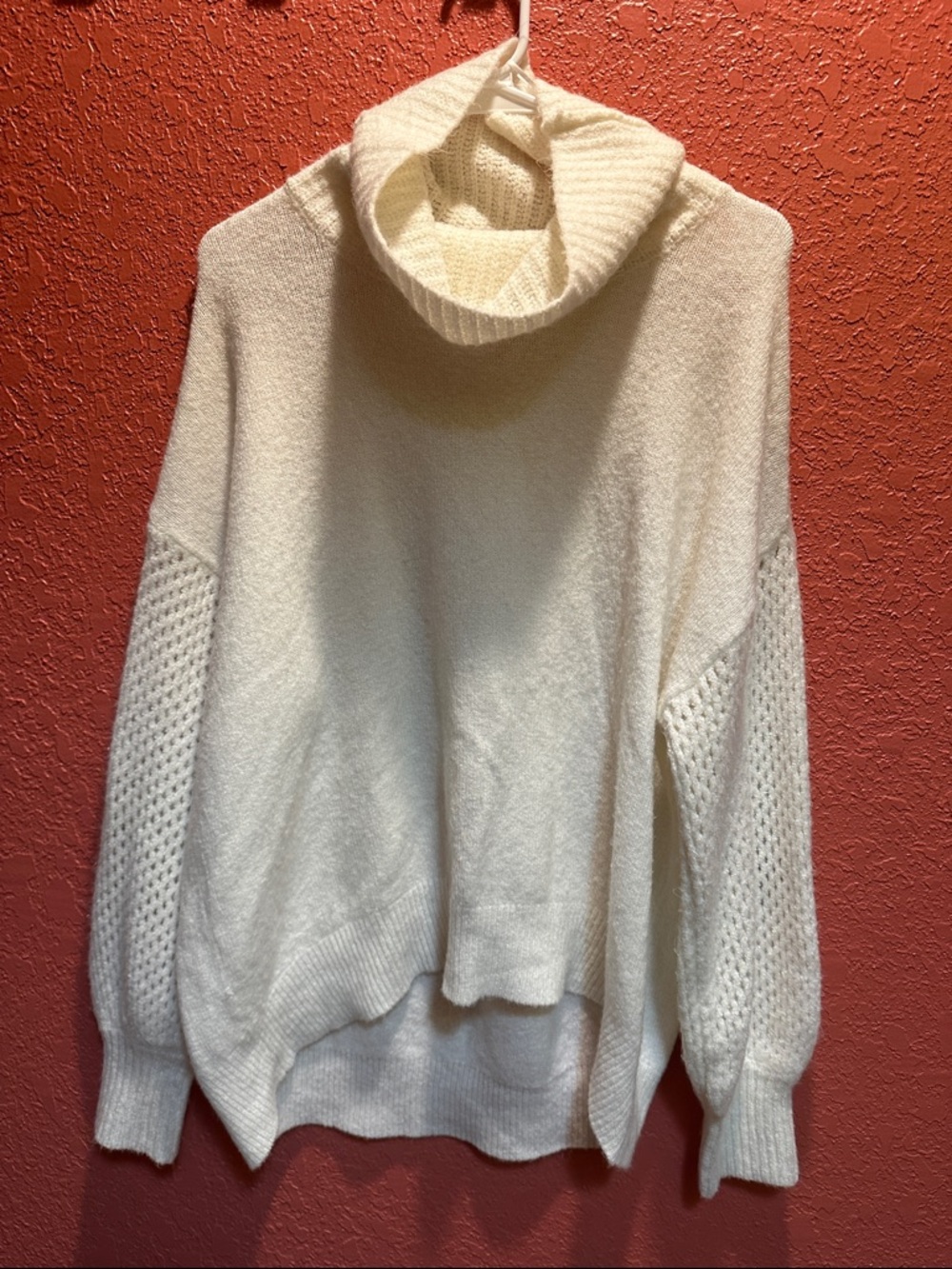 Cozy Cream Turtleneck Sweater - Women's Oversized Knit